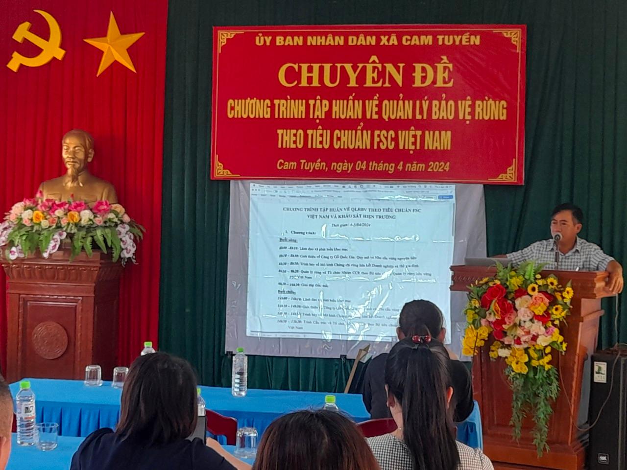 Tập huấn về quản lý, bảo vệ rừng theo tiêu chuẩn FSC Việt nam